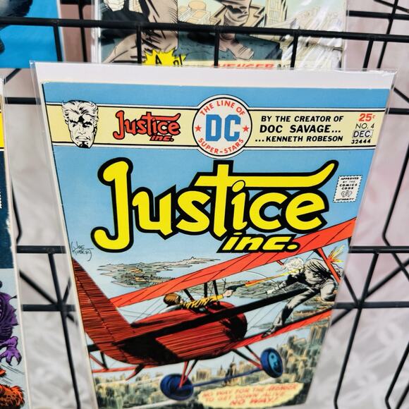Justice Inc. 1-4 Set DC Comics 1975 1st Appearance Bronze Age Joe Kubert - Picture 5 of 5